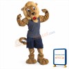 College Happy Lion Mascot Costume