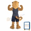 College Happy Lion Mascot Costume