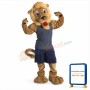 College Happy Lion Mascot Costume