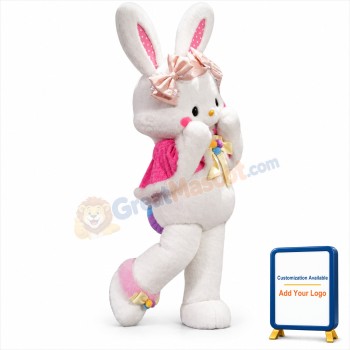 Super Cute Rabbit Mascot Costume