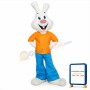 Happy White Rabbit Mascot Costume