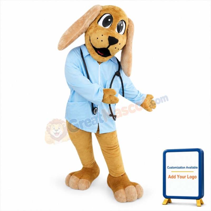 Doctor Dog Mascot Costume