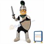 Smiling Knight Mascot Costume