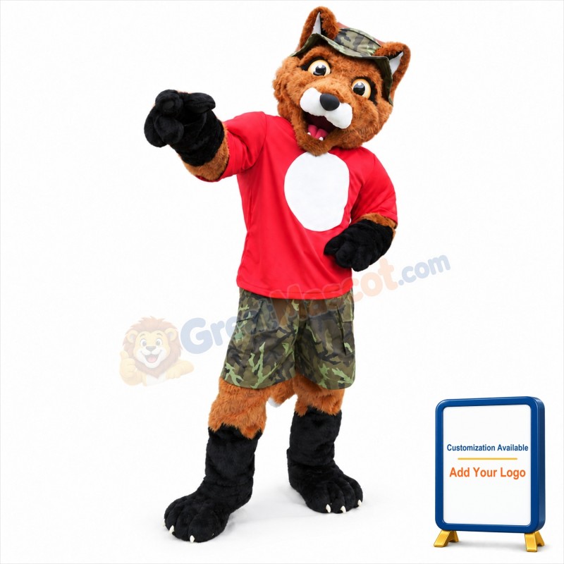 College Fox Mascot Costume