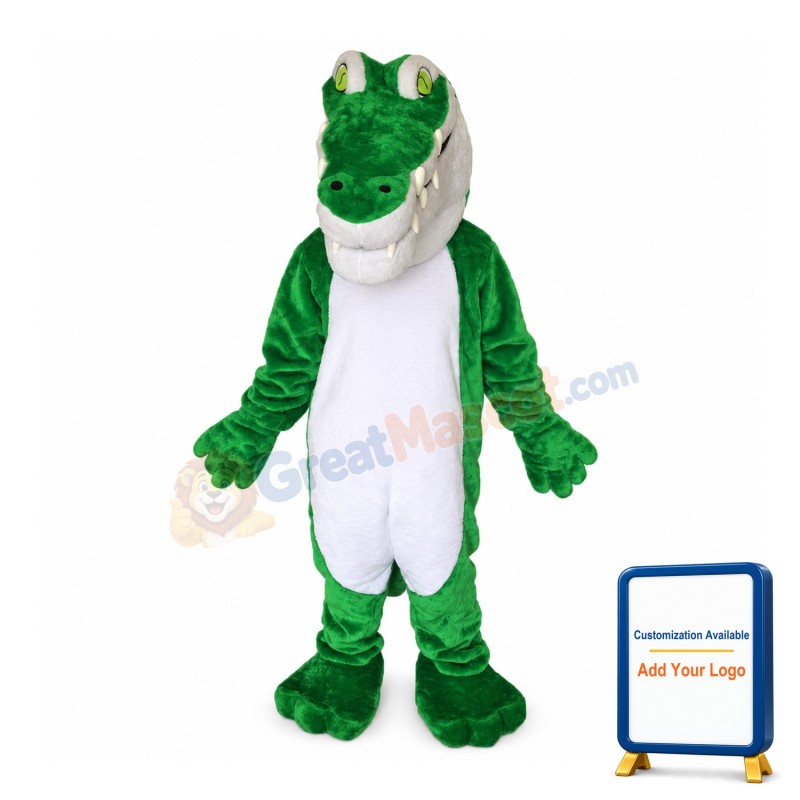 Green Crocodile Lightweight Mascot Costumes