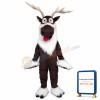 Brown reindeer Christmas reindeer Mascot Costume