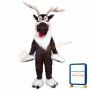 Brown reindeer Christmas reindeer Mascot Costume