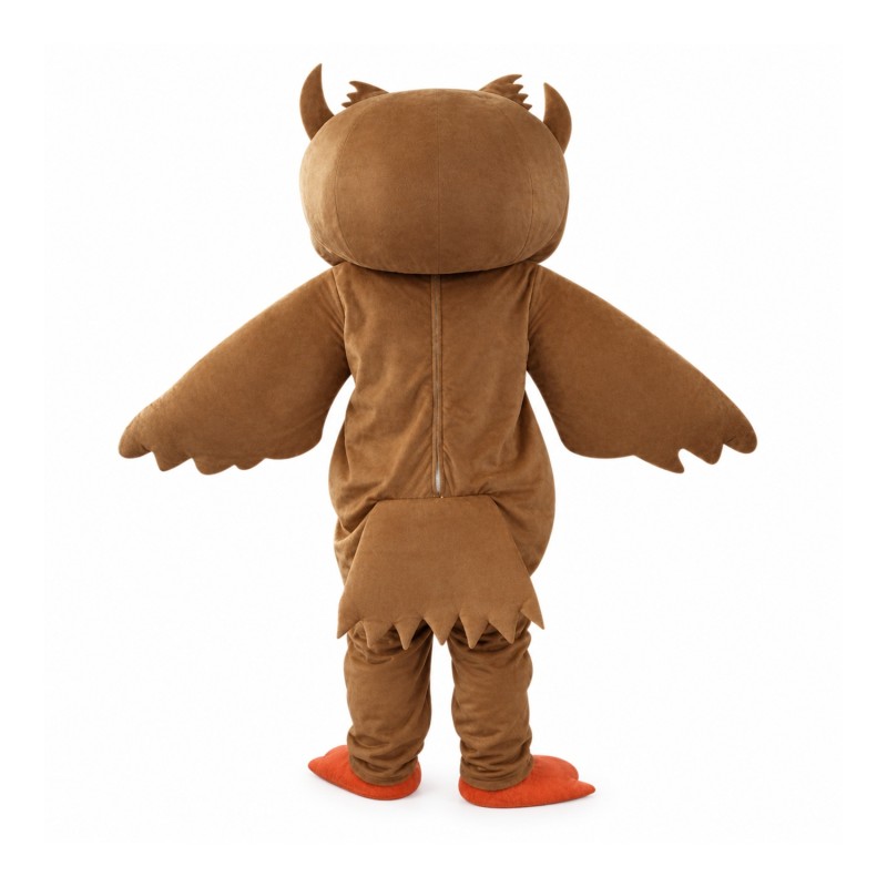 Brown Owl Mascot Costume