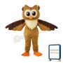 Brown Owl Mascot Costume