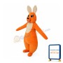 Orange Kangaroo Mascot Costume