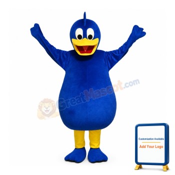 Blue Duck Mascot Costume