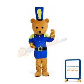Brown Bear Mascot Costume Cartoon