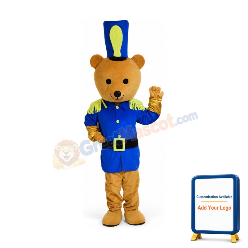 Brown Bear Mascot Costume Cartoon