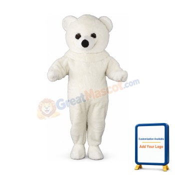 White Polar Bear Mascot Costume