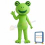 Green Frog Mascot Costume