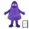 Purple monster Mascot Costume