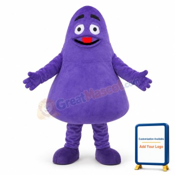 Purple monster Mascot Costume