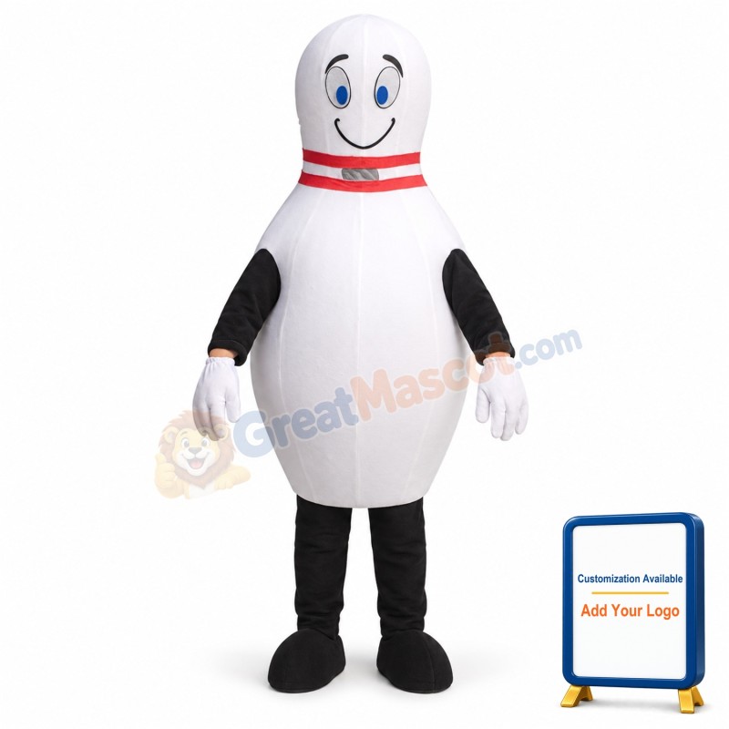 Little Bowling Pin Mascot Costume