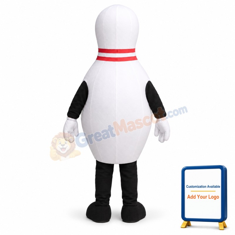 Little Bowling Pin Mascot Costume