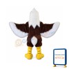 Long Fur Eagle Mascot Costume