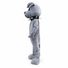 Grey Bulldog Mascot Costume