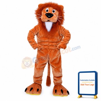 Deluxe Lion Mascot Costume