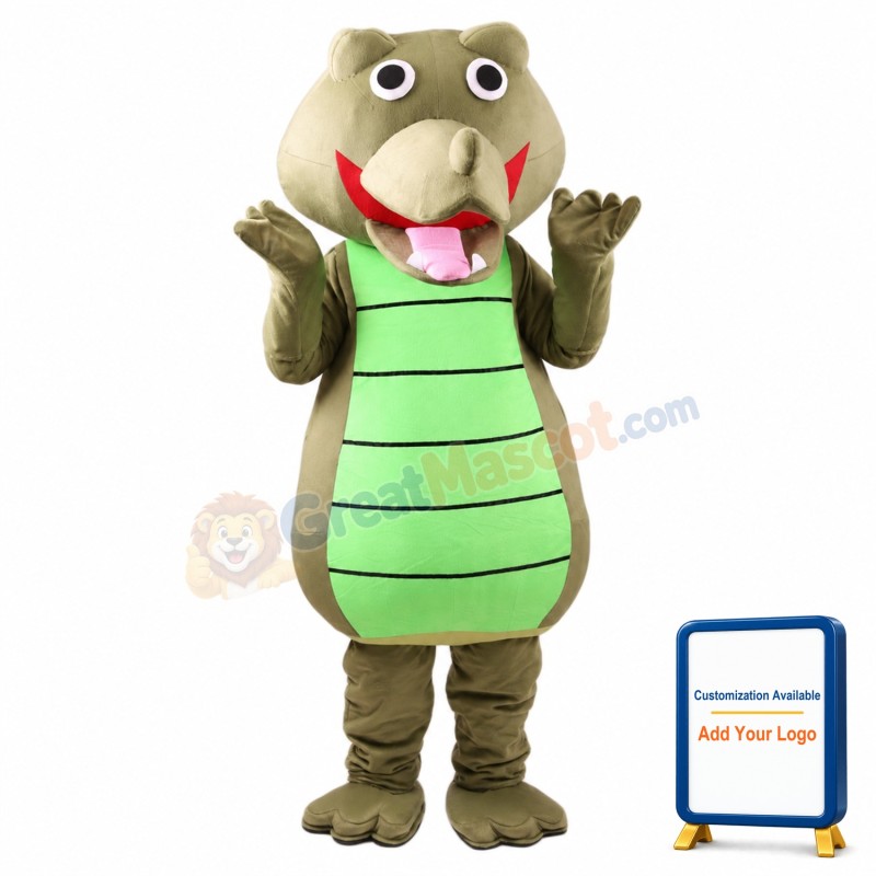 Crocodile Lightweight Plush Adult Mascot Costume