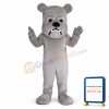 Grey Bulldog Lightweight Mascot Costume