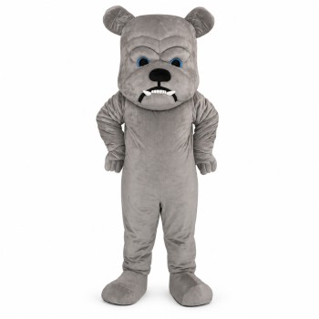 Grey Bulldog Lightweight Mascot Costume