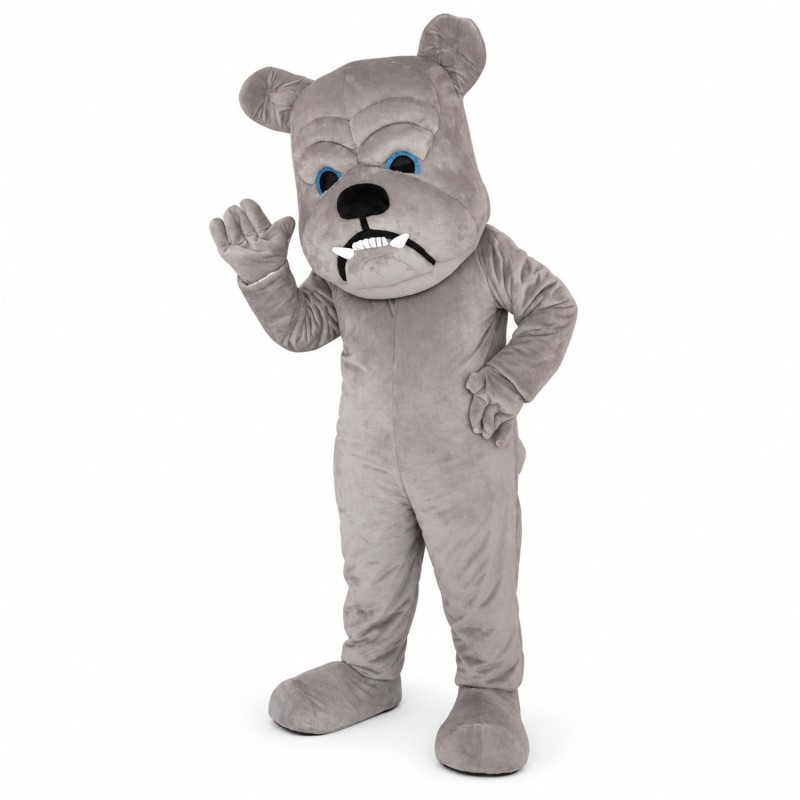 Grey Bulldog Lightweight Mascot Costume