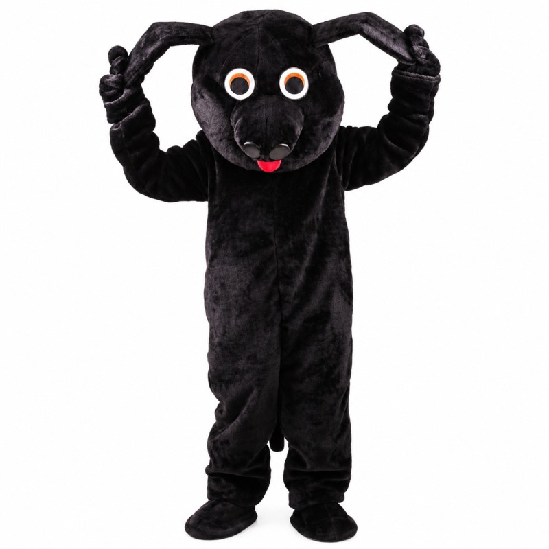 Black Lightweight Labrador Dog Mascot Costume