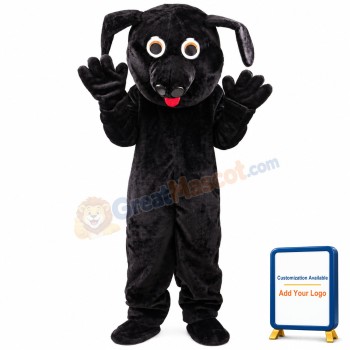 Black Lightweight Labrador Dog Mascot Costume