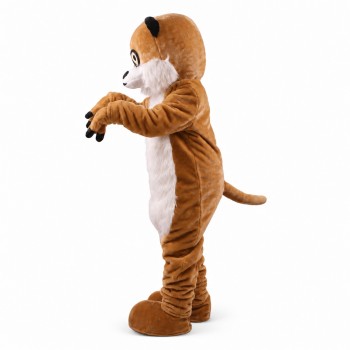 Cute Realistic Animal Meerkat Mascot Costume