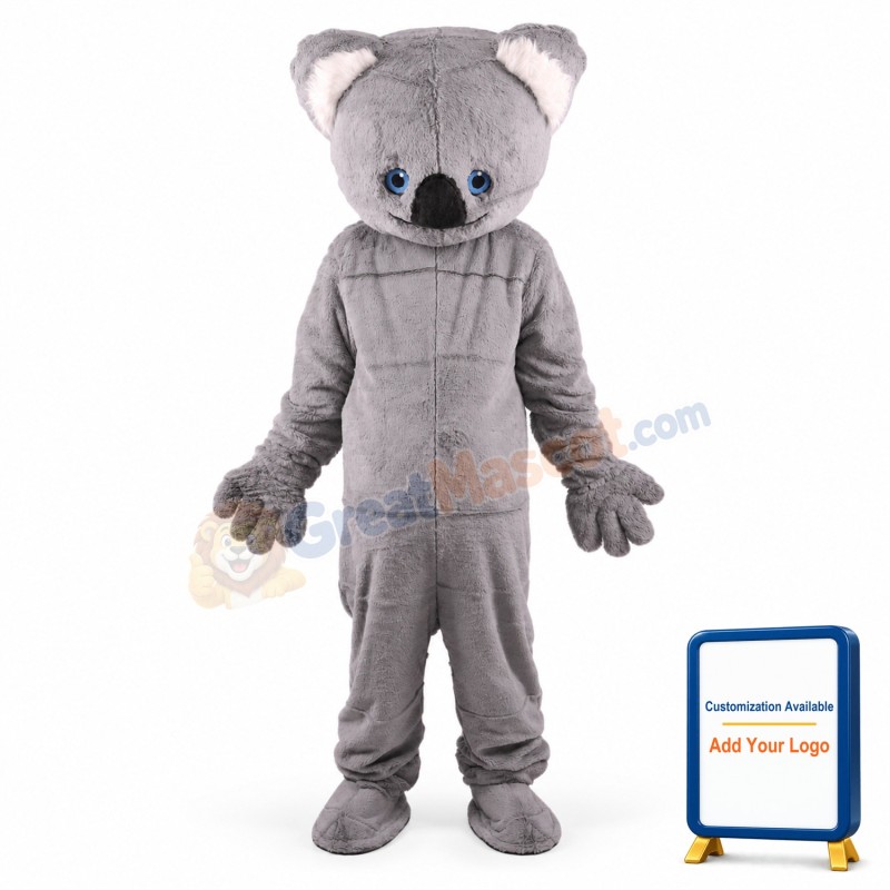 Gray Koala Lightweight Mascot Costume