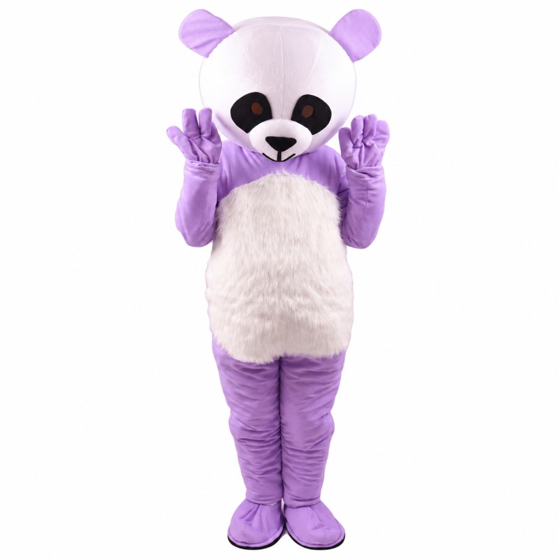 Chinese Purpe Giant Panda Mascot Costume