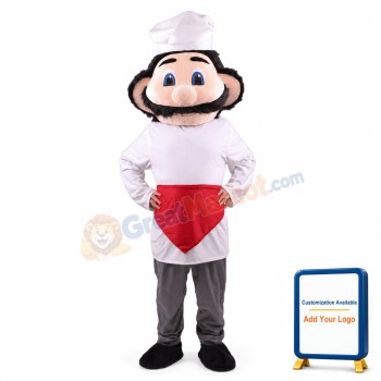 Chef Mascot Costume Free Shipping