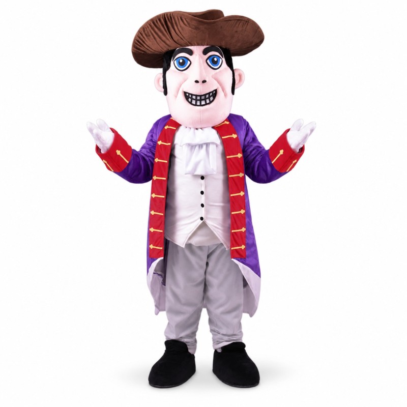 Patriot Mascot Costume Gray Hat