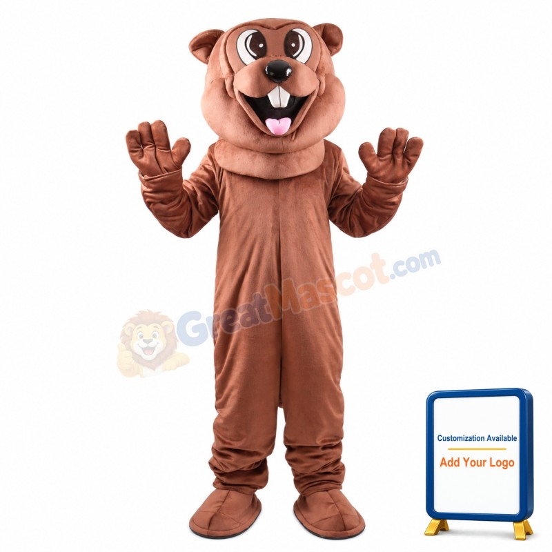 Beaver Mascot Costume