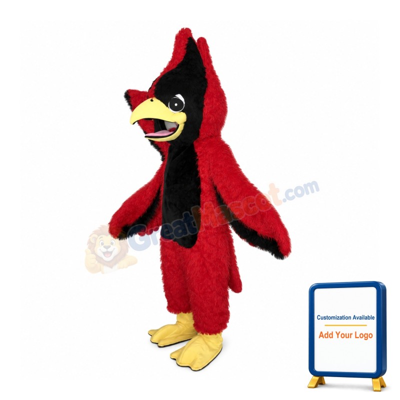 Big Red Cardinal Mascot Costume
