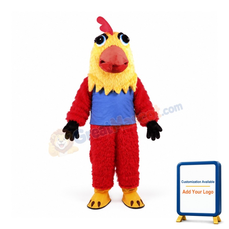 Lightweight Rooster Mascot Costume