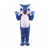 Blue Wildcat Power Cat Mascot Costume