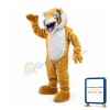 Cute Fierce Wildcat Mascot Costume