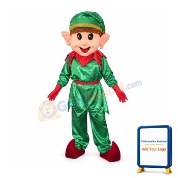 Lovely Christmas Elf Mascot Costume