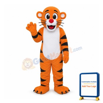 New Professional Tiger Mascot Cartoon Costume