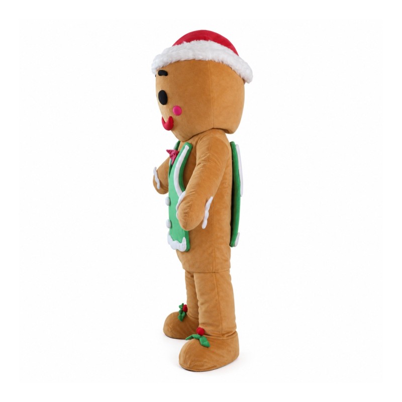 Gingerbread Men Mascot Costume