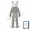 Gray Wildcat Mascot Costume