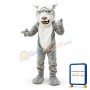 Gray Wildcat Mascot Costume