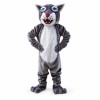 Grey Wildcat Bobcat Mascot Costume