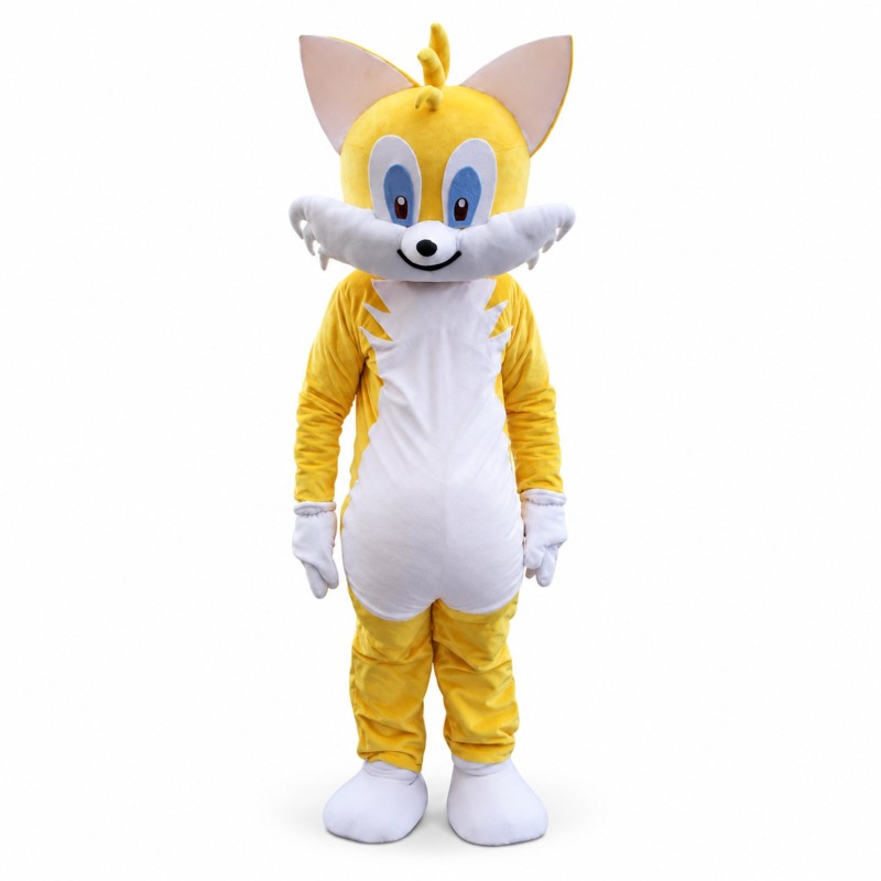 Yellow Cat Mascot Costume