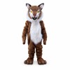 Brown Wildcat Bobcat Mascot Costume